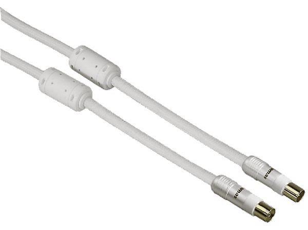 Cable de antena - Hama 56564. 1.5 metros, Blanco