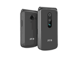 Móvil - SPC Stella 3, 4G, Para mayores, Teclas grandes, Botón SOS, Compatible audífonos, Volumen 103dB, Radio FM, Linterna, Base de carga, Negro