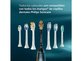 Recambio para cepillo dental - Philips Optimal White HX6063/87, Cabezal Sonicare, Pack 2+1, Blanqueador, Control antiplaca, Suavidad media, Blanco