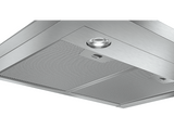 Campana - Balay 3BC663MX, Decorativa, inox, iluminación LED, 380 m³/h, filtro aluminio lavable