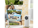 Aire acondicionado portátil - RowentaTurbo Cool AU5020, 2500 fg/h, 2500 W, 83 m³, Filtro antipolvo, Kit sellado ventanas y conducto de escape, Blanco