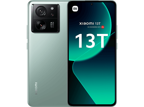 Móvil - Xiaomi 13T, Verde, 256 GB, 8 GB RAM, 6.67" 144Hz 6.67" CrystalRes AMOLED DotDisplay, Mediateck Dimensity 8200-Ultra, 5000 mAh, Android