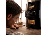 Freidora de aire - Cecotec Cecofry DuoLevel 10000 DuoSize Window, 2000W, 10L, 2 cubetas de 3.5L y 6.5L, 10 menús, Función Sync, Panel táctil, Negro