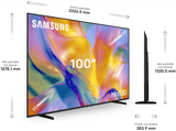 TV Mini LED 100 - Samsung TU100M90HUXXC, UHD 4K, NQ4 AI Gen2, Smart TV, Full AI, Negro