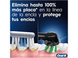 Cepillo eléctrico - Oral-B Pro Series 1, Pack Doble, Tecnología 3D, Sensor de presión, Negro y rosa