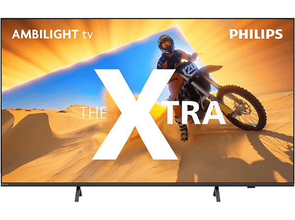 TV Mini LED 55" - Philips 55PML9019, UHD 4K, P5, Smart TV, DVB-T2 (H.265), Ambilight, Titan OS, Gris Antracita