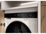 Lavadora integrable -  Haier Series 8 HWB100-B14858U1, Carga frontal, Motor Inverter, Función Vapor, Ciclo Smart AI, 10 kg, 1400 rpm, Sin panelar