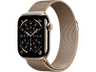 Apple Watch Series 11 (2025), GPS+CEL, 42 mm, Caja de titanio Oro, Correa Milanese Loop Oro, Calidad del sueño, 24h Autonomía