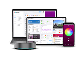 Hub - Homey Pro, Compatible con Homey, Google Assistant, Amazon Alexa y Apple Siri, Wi-Fi, Bluetooth, Negro