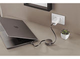 Cable USB - Cellularline ROLLER, Tipo C a Tipo C, Carga rápida, Extensible hasta 120 cm, Para carga de portátil y smartphone, 100W
