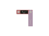 Crypto Wallet - Ledger Nano X, USB-C, Bluetooth, Pantalla 1.09 OLED, Rosa pastel
