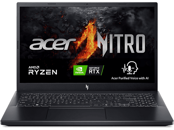 Portátil gaming - Acer Nitro V 15 ANV15-41, 15.6" Full HD IPS, AMD Ryzen™ 7 7735HS, 16GB RAM, 512GB SSD, GeForce RTX™ 3050, Sin sistema operativo