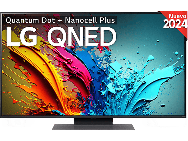 TV QNED 50" - LG 50QNED87T6B, UHD 4K, Procesador Inteligente 4K α8, Smart TV, DVB-T2 (H.265), Negro Grafito