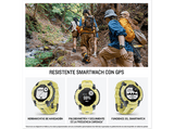Reloj deportivo - Garmin Instinct E, Amarillo, 45mm,  0.9, Dos Cristales, Silicona, 10 ATM, Garmin Connect™, 16 días Autonomía