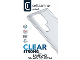 Funda - CellularLine CLEARDUOGALS25UT, Para Samsung Galaxy S25 Ultra, Transparente