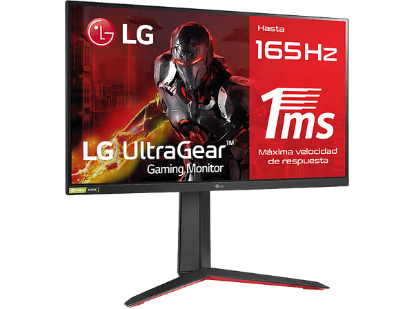 Monitor gaming - LG 27GP850P-B, 27", QHD, 1ms, 165 Hz, HDMI x2, DisplayPort x1, Negro Mate