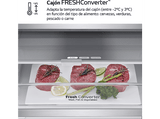Frigorífico combi - LG GBB71PZVCN1, No Frost, 186 cm, 374 l, DoorCooling+™, FRESHBalancer™, Acero Inoxidable Antihuellas