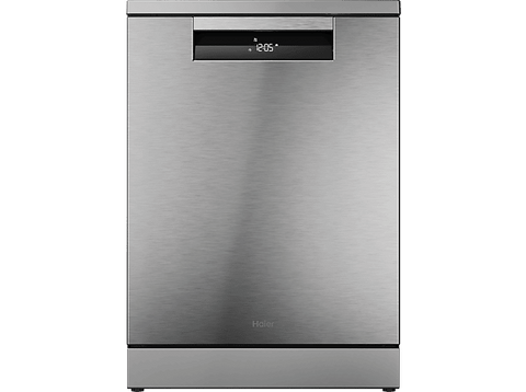 Lavavajillas - Haier I-Pro Shine Series 3 XF 5C4M1X, 15 servicios, 10 programas, 60 cm, Motor Inverter, Wi-Fi, Gris
