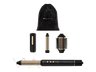 Moldeador - Bellissima Prodigy 4 en 1, Tecnología Ion Ceramic Hi-Pro, 3 Temperaturas, Aire Frío, Tecnología Coanda, Negro/Mate Dorado