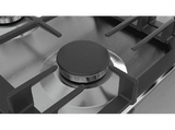 Placa gas - Bosch PCC6A5B90, 3 zonas, Gas, Acero inoxidable