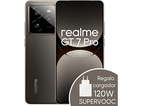 Móvil - realme GT 7 Pro, Galaxy Grey, 512 GB, 12 GB, 6.78" AMOLED Full HD+ 120Hz, Qualcomm Snapdragon® 8 Elite, 6500 mAh