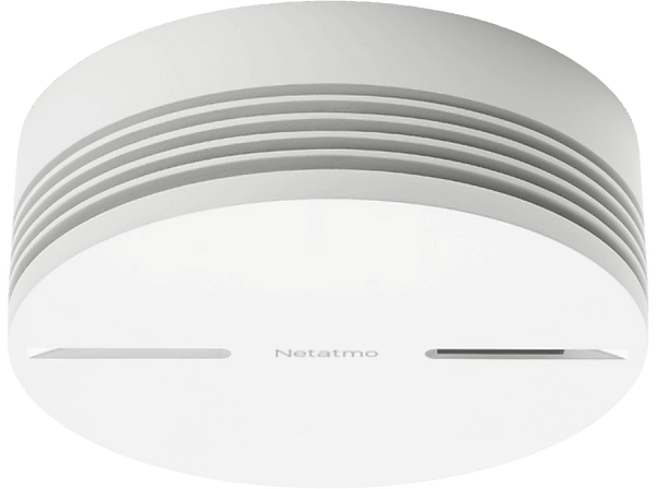 Detector de humo - Netatmo NSA-EC, Autonomía de 10 años, Alarma de Humo, Prueba Automatica, Blanco