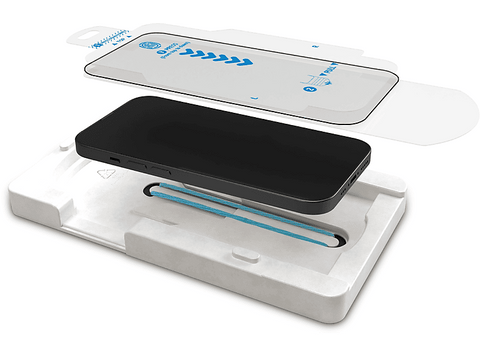 Protector pantalla - ISY IPG 5181-2.5D, Para iPhone 15, Antihuellas dactilares, Antiarañazos, Vidrio templado