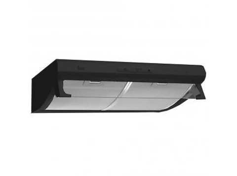Campana convencional - Teka C 6420, 3 Velocidades, 375 m3/h, Telescópica, 60 cm, Negro