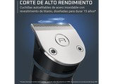 Cortapelos - Rowenta TN9710,  Recortadora Multigroom 16 en 1, Cuchillas con revestimiento de Titanio, 360 min, 7 peines para pelo, Motor 8000 rpm Azul