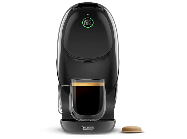 Cafetera de cápsulas - De'Longhi Nescafé® Dolce Gusto® 200.A , 15 bar, 1 l , 1600 W, SmartBrew™, Cápsulas compostables, Negro
