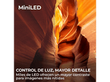 TV QLED Mini-LED 55'' - Haier M90 Series H55M90GUX, QLED 4K HDR10+, Google TV, Dolby Atmos, Sonido KEF, Gaming 144Hz, Negro