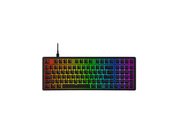 Teclado gaming - HyperX Origins 2 1800, 1x USB, Teclas iluminadas, Negro