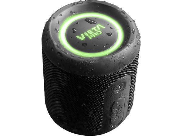 Altavoz inalámbrico - Vieta Easy 4, 25 W, Bluetooth, 13 h Autonomía, IPX7, Conexión dual, Negro