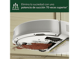 Robot friegasuelos - iRobot Roomba® 105 Combo Y351240, 12.8V, Capacidad de la Base 75 días, Autonomía 2h, Blanco