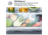 Frigorífico combi - LG GBBS322ASW, No Frost, 203 cm, 375 l, DoorCooling+™, FRESHBalancer™, Blanco