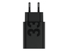 Cargador de pared - motorola TurboPower 33W, Compatibilidad Universal USB-C, Puerto USB-A, Negro