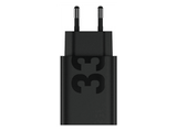 Cargador de pared - motorola TurboPower 33W, Compatibilidad Universal USB-C, Puerto USB-A, Negro