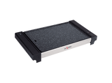 Plancha de asar - Jata JEGR3000, 2700W, Recubrimiento antiadherente Pfluon Granite Black libre de PFOA, 480 x 320 mm, Control Electrónico, Negro