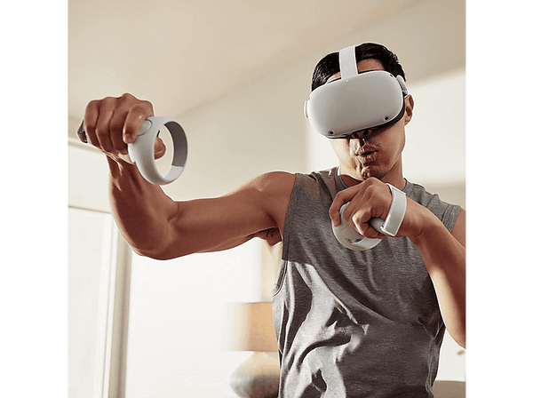Pack VR - Meta Quest 2 Active Pack, Para Meta Quest 2, Blanco y Negro