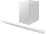 Barra de sonido - Samsung HW-S701D/ZF- ULTRASLIM, Bluetooth, Dolby Atmos inalámbrico, 250 W, SpaceFit Sound, Blanco
