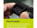 Barbero - Philips OneBlade Pro QP6506/15, Peine-guía ajustable 5 en 1, Uso seco/húmedo, Tecnología seguimiento de contornos, 90 min