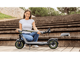 Patinete eléctrico - Cecotec Bongo D30 Mobile, 350 W, Máx 650 W, Autonomía 30 km, Inclinación 15%, 8.5, Incluye soporte para el móvil, Negro y verde