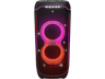 Altavoz de gran potencia - JBL PartyBox Ultimate, 1100W, Espectáculo luces, Bluetooth, WiFi, Asa y ruedas, Negro