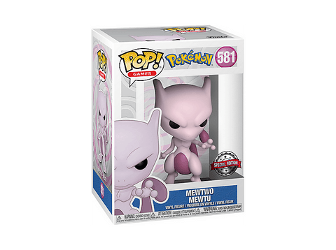 Figura Funko Pop! - Pokémon: Mewtwo, Vinilo, 9.50 cm, Rosa