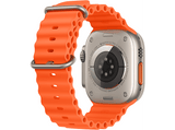 Apple Watch Ultra 2 (2023), GPS + Cellular, 49 mm, Caja de titanio, Gesto doble toque, Correa Ocean Band de color Naranja