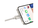Cable USB-C a Lightning - Baseus Titanium Alloy, Carga ultrarrápida, Alta resistencia, USB-C a Lightning, 100 cm, 20W, Dorado Galaxy Titanium