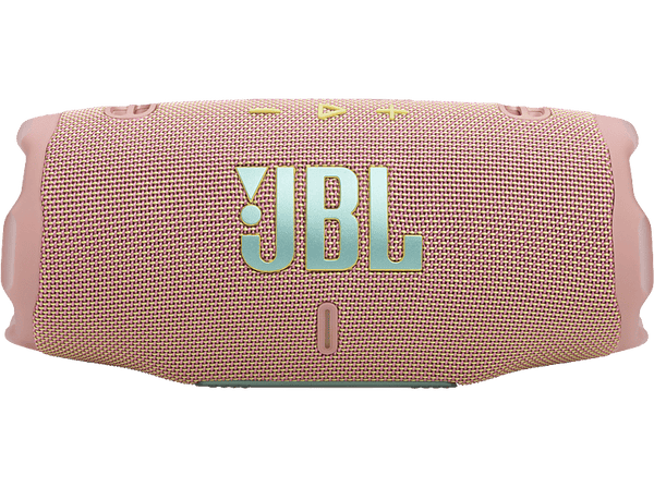 Altavoz bluetooth - JBL Charge 6, 45 W, Bluetooth, Hasta 24 horas + 4 horas con Playtime Boost, Resistente a golpes, agua y polvo, Rosa