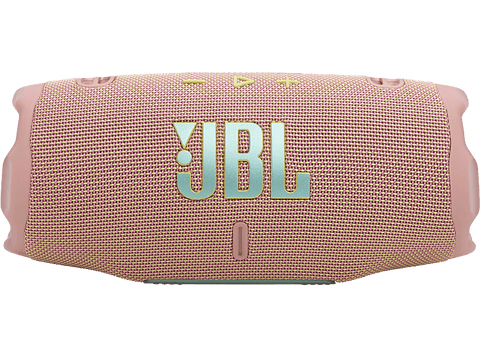 Altavoz bluetooth - JBL Charge 6, 45 W, Bluetooth, Hasta 24 horas + 4 horas con Playtime Boost, Resistente a golpes, agua y polvo, Rosa