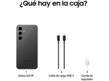 Móvil - Samsung Galaxy S24 FE, Graphite, 128GB, 8GB RAM, 6.7 FHD+, Exynos 2400, 4700mAh, Android 14