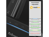 Destructora de papel - Fellowes LX210, 16 hojas, 23 litros, Negro